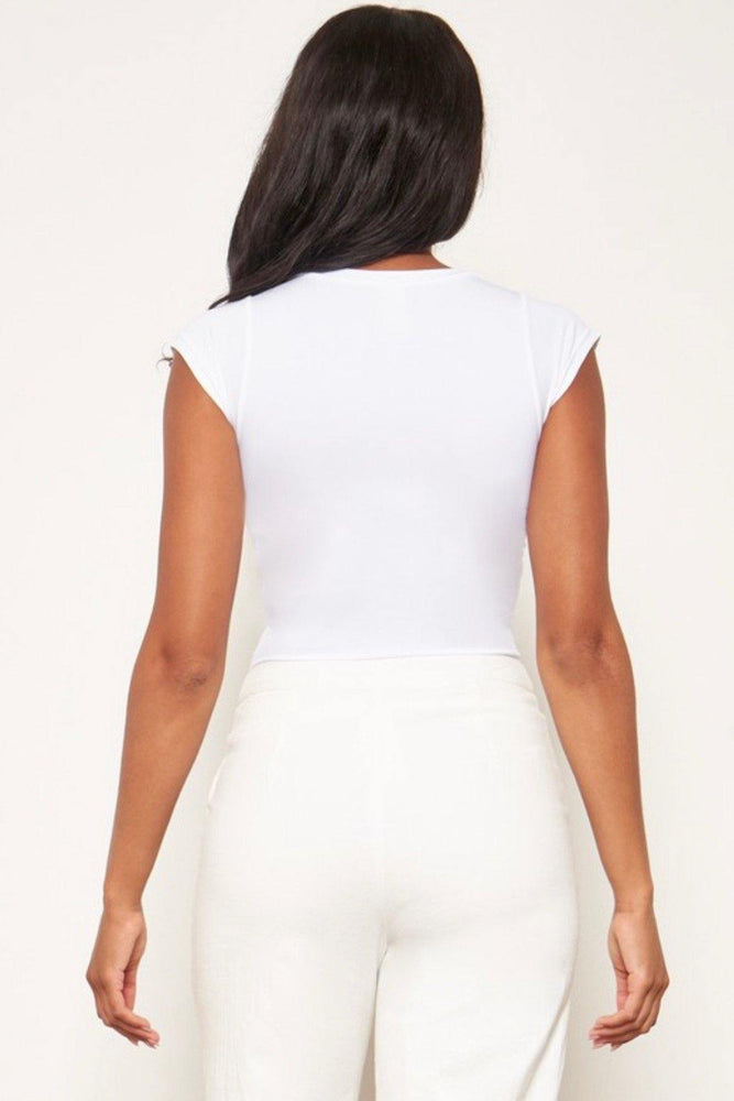 SELAH SEAMLESS TOP "White" - Jannah's Collection