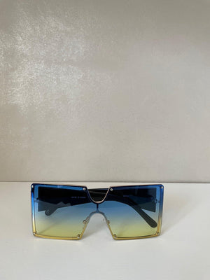 QUEEN B SHADES "BLUE/YELLOW - Jannah's Collection