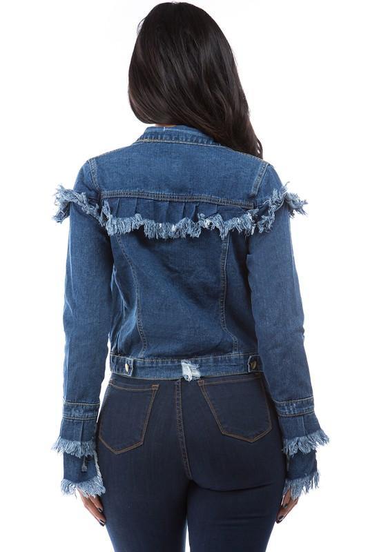 
                
                    Load image into Gallery viewer, SO LOVELY DENIM JACKET - Jannah&amp;#39;s Collection
                
            
