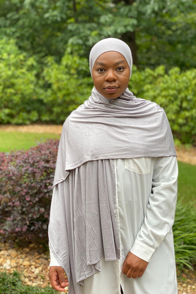 DOVE GRAY PREMIUM JERSEY - Jannah's Collection