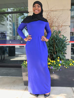 ROYAL BLUE DRESS - Jannah's Collection