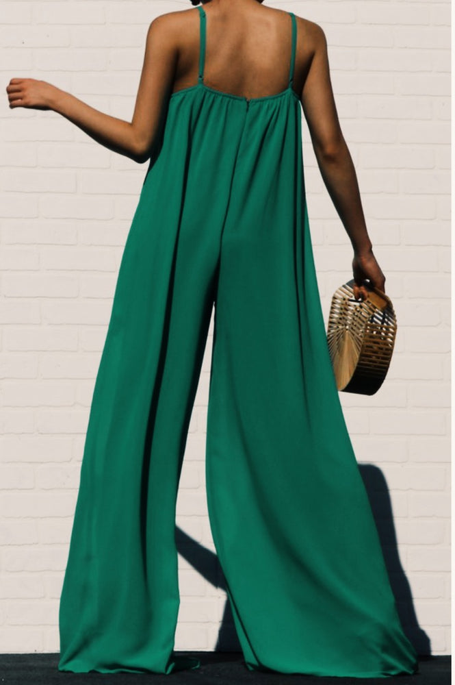 
                
                    Load image into Gallery viewer, VACAY SLAY JUMPSUIT &amp;quot;KELLY GREEN&amp;#39;
                
            