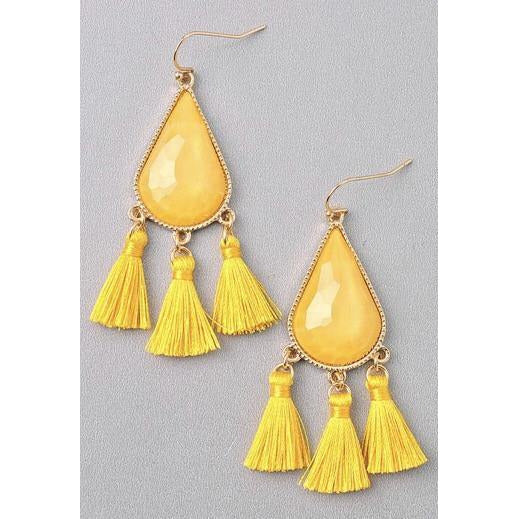 YELLOW EARRINGS - Jannah's Collection